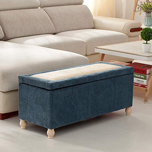 CXEGCCUF Sitzhocker mit Stauraum, gepolsterter Fußhocker aus Leinen, Sofahocker, Aufbewahrungsbox, Rattan-Flechtdeckel, Schuhwechselbank für den Eingangsbereich, Grau, 40 x 16 x 17 Zoll (Se CXEGCCUF Sitzhocker mit Stauraum, gepolsterter Fußhocker aus Leinen, Sofahocker, Aufbewahrungsbox, Rattan-Flechtdeckel, Schuhwechselbank für den Eingangsbereich, Grau, 40 x 16 x 17 Zoll (Se von CXEGCCUF