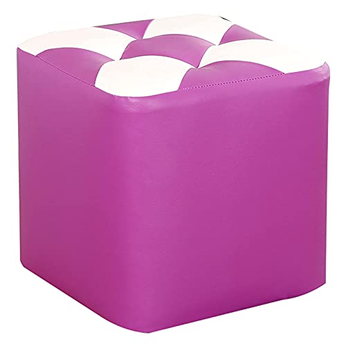 CXEGCCUF Sofa-Pouf-Hocker, wasserdicht, Kunstleder, niedriger Hocker, Wohnzimmermöbel, quadratisch, langlebig, verfügbare Farben, Lila, 29 x 29 x 30 cm CXEGCCUF Sofa-Pouf-Hocker, wasserdicht, Kunstleder, niedriger Hocker, Wohnzimmermöbel, quadratisch, langlebig, verfügbare Farben, Lila, 29 x 29 x 30 cm von CXEGCCUF