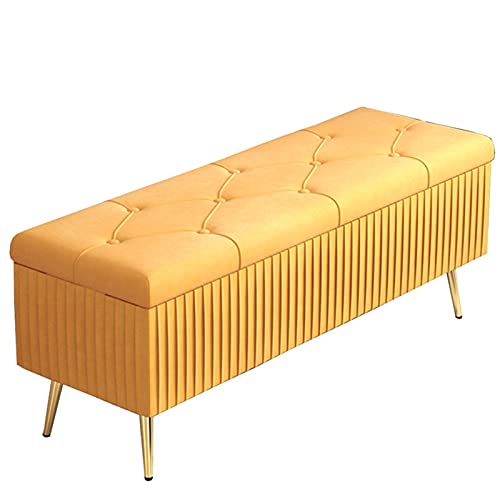 CXEGCCUF Zusammenklappbarer Ottoman mit Stauraum, Schuhwechselhocker aus Samt, mit 4 Metallbeinen, gepolsterter Fußhocker, Spielzeug-Aufbewahrungsbox für Schlafzimmer, Wohnzimmer, Flur, 80 CXEGCCUF Zusammenklappbarer Ottoman mit Stauraum, Schuhwechselhocker aus Samt, mit 4 Metallbeinen, gepolsterter Fußhocker, Spielzeug-Aufbewahrungsbox für Schlafzimmer, Wohnzimmer, Flur, 80 von CXEGCCUF