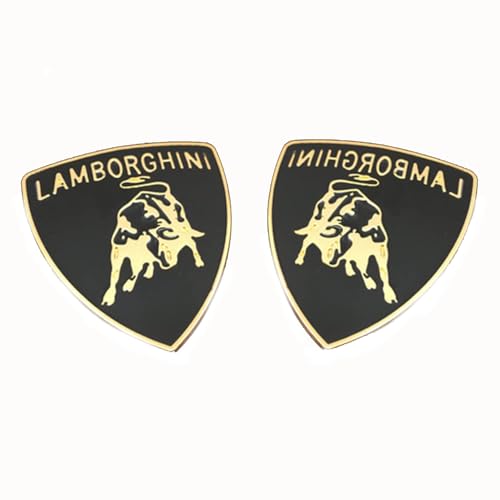 CXFFB 2 Stück Auto 3D Metall Emblem Aufkleber für Lamborghini Gallardo Aventador Huracan Urus Hinten Stamm Abzeichen Dekor Zubehör CXFFB 2 Stück Auto 3D Metall Emblem Aufkleber für Lamborghini Gallardo Aventador Huracan Urus Hinten Stamm Abzeichen Dekor Zubehör von CXFFB