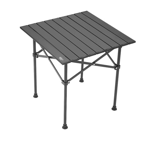 CXFSCD Campingtisch klappbar, Picknicktisch mit Tragetasche, Stabile Tragfähigkeit, für Picknick Grillen Garten Balkon(Size:54 * 54 * 55CM,Color:schwarz) von CXFSCD