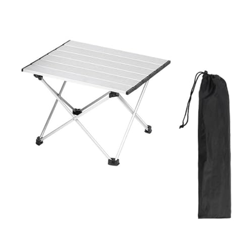 CXFSCD Klapptisch Campingtisch mit Tasche, Leicht und einfach zu tragen, stabile Tragfähigkeit, für Picknick Angeln Reisen Wandern(Size:M,Color:C) von CXFSCD