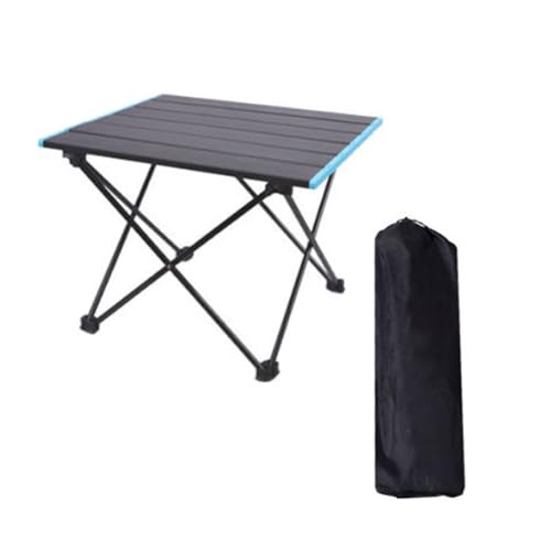 CXFSCD Klapptisch Campingtisch mit Tasche, Leicht und einfach zu tragen, stabile Tragfähigkeit, für Picknick Angeln Reisen Wandern(Size:M,Color:D) von CXFSCD