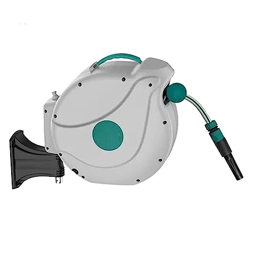 CXGFRGH Wasserschlauchaufbewahrung, 1/2 Zoll x 30 m/100 Fuß Schlauchtrommel zur Wandmontage, mit Sprühdüse mit 8 Funktionen CXGFRGH Wasserschlauchaufbewahrung, 1/2 Zoll x 30 m/100 Fuß Schlauchtrommel zur Wandmontage, mit Sprühdüse mit 8 Funktionen von CXGFRGH