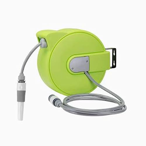 CXGFRGH Wasserschlauchaufbewahrung, 15 m einziehbarer Gartenschlauchaufroller, 1/2 Zoll x 50 Fuß + 6 Fuß Wandmontage-Schlauchaufroller mit automatischem Schnellrücklaufsystem CXGFRGH Wasserschlauchaufbewahrung, 15 m einziehbarer Gartenschlauchaufroller, 1/2 Zoll x 50 Fuß + 6 Fuß Wandmontage-Schlauchaufroller mit automatischem Schnellrücklaufsystem von CXGFRGH