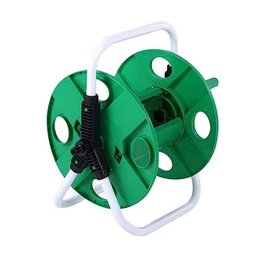 CXGFRGH Wasserschlauchaufbewahrung, Gartenschlauchwagen, Schlauchhalter for Wasserleitungen, leicht zu greifende Griffe, hält bis zu 24 m, 1,27 cm Schlauch CXGFRGH Wasserschlauchaufbewahrung, Gartenschlauchwagen, Schlauchhalter for Wasserleitungen, leicht zu greifende Griffe, hält bis zu 24 m, 1,27 cm Schlauch von CXGFRGH