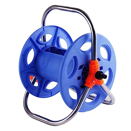 CXGFRGH Wasserschlauchaufbewahrung， Schlauchwagen, widerstandsfähiger, tragbarer mobiler Schlauchwagen mit 20 m G1/2-Kapazität, langlebiges Schlauchhaltergestell for die Gartenterrasse von CXGFRGH