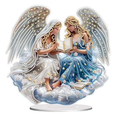 CXINLky DIY Diamond Art Painting Tisch Deko, 5D Diamant Art Weihnachten Tischdeko, Weihnachten Diamant Malerei Stehend Kunst Set für Anfänger Hausgeschenk Deko-02-Winkel CXINLky DIY Diamond Art Painting Tisch Deko, 5D Diamant Art Weihnachten Tischdeko, Weihnachten Diamant Malerei Stehend Kunst Set für Anfänger Hausgeschenk Deko-02-Winkel von CXINLky