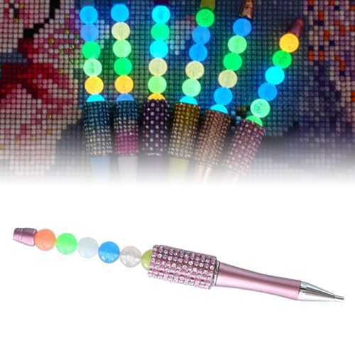 CXINLky Leuchtend 5D Diamond Painting Zubehör Stift Stickspitze Diamond Malstift Set für Nagel Edelsteine Kristall Nagelkunst Handwerk Diamant Malstift-Rosa CXINLky Leuchtend 5D Diamond Painting Zubehör Stift Stickspitze Diamond Malstift Set für Nagel Edelsteine Kristall Nagelkunst Handwerk Diamant Malstift-Rosa von CXINLky