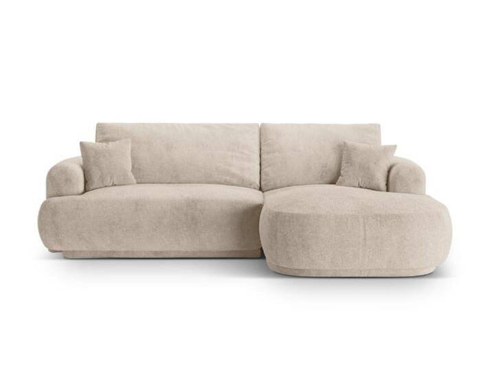 5-Sitzer Schlafsofa mit Stauraum aus strukturiertem Stoff sandfarben von CXL-BY-CHRISTIAN-LACROIX