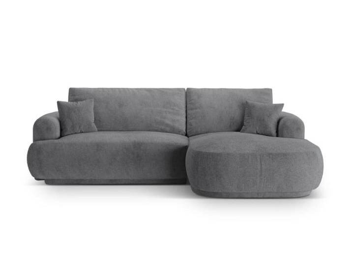 5-Sitzer rechtes Schlafsofa mit Stauraum aus strukturiertem Stoff grau 5-Sitzer rechtes Schlafsofa mit Stauraum aus strukturiertem Stoff grau von CXL-BY-CHRISTIAN-LACROIX