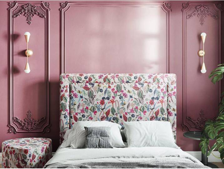 CXL by Christian Lacroix Kopfteil Marie Samt Mehrfarbig Samt 180x120x7 cm NADUVI von CXL-BY-CHRISTIAN-LACROIX