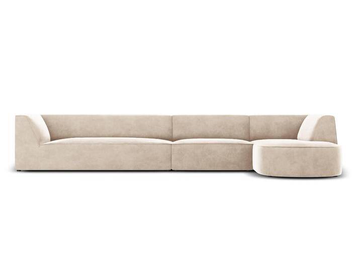 CXL by Christian Lacroix Modulares 5-Sitzer-Ecksofa Charles Samt rechts Beige Samt 366x69x180 cm NADUVI CXL by Christian Lacroix Modulares 5-Sitzer-Ecksofa Charles Samt rechts Beige Samt 366x69x180 cm NADUVI von CXL-BY-CHRISTIAN-LACROIX