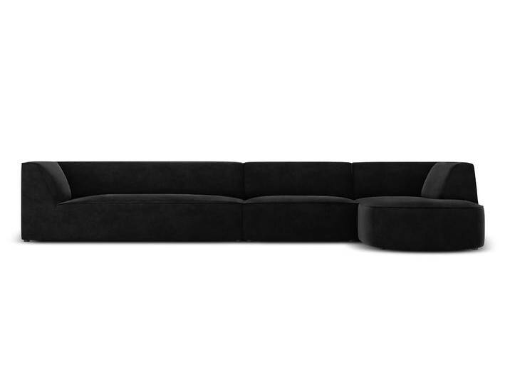 CXL by Christian Lacroix Modulares 5-Sitzer-Ecksofa Charles Samt rechts Schwarz Samt 366x69x180 cm NADUVI CXL by Christian Lacroix Modulares 5-Sitzer-Ecksofa Charles Samt rechts Schwarz Samt 366x69x180 cm NADUVI von CXL-BY-CHRISTIAN-LACROIX