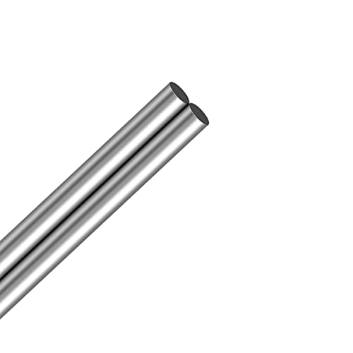 2 Stück Kapillar-Rundrohre aus 304 Edelstahl, Länge 500 mm, Außendurchmesser 2,8 mm, Wandstärke 0,2. von CXM WLONG 'ART