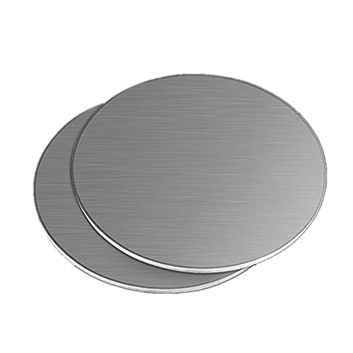 304 Edelstahl-Rundplatte, Durchmesser 150 mm, Dicke 0,6 mm, geeignet für die Metallbearbeitung (2 Stück) von CXM WLONG 'ART