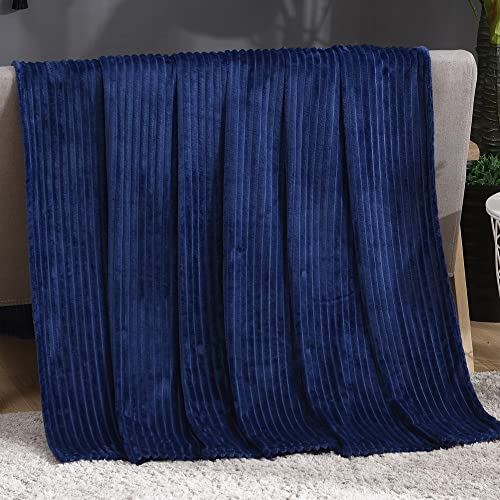 Magic Samt Büro Sofa Decke Weiche Vier Jahreszeiten Decke Geschenke für Jungen und Mädchen Marineblau - 70 cm x 100 cm von CXM WLONG 'ART
