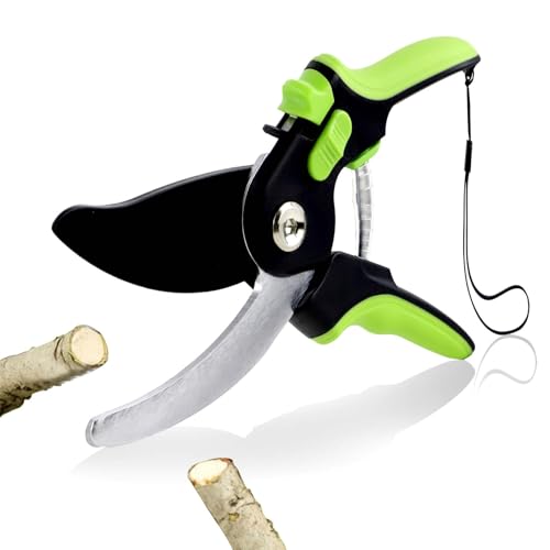 CXRYLZ-FUR Gartenschere, 210mm SK5 Bypass Profi Gardena Baumschere, Rosenschere Garten Zubehör Pflanzenschere Blumenschere Trimmschere für Gartenwerkzeug Gartenliebhaber Schnittblumen Floristikbedarf von CXRYLZ-FUR