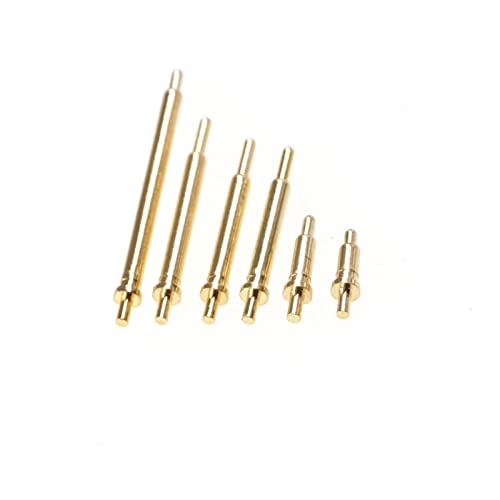 CXVFY 10 STÜCKE Federgeladene Pogo-Pin-Stecker durch Löcher PCB Höhe 3 4 5 6 7 8 9 10 11 12 13 14 15 16 18 20,5 mm Flansch Single 1a(Height 11.5 mm) von CXVFY