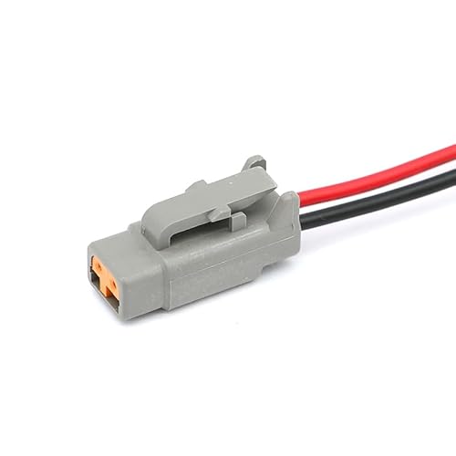 CXVFY 2/3/4/6/8/12Pin Kabelbaumstecker Automotive Stecker Wasserdicht Kabelstecker DTM Serie DTM04-2P DTM06-2S(2 Pin female set) von CXVFY