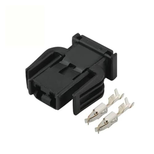 CXVFY Auto 2-poliger Stecker 893971632 Buchse, nicht versiegelter Kabelstecker 893 971 632 mit Klemmen(Wire with 20cm) von CXVFY