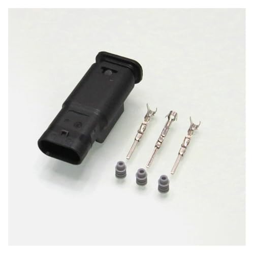 CXVFY Auto 3-poliger Stecker 872-658-501 männliche Verkabelung wasserdichter Stecker 872-658-521 mit Klemmen und Dichtungen(2pcs) von CXVFY