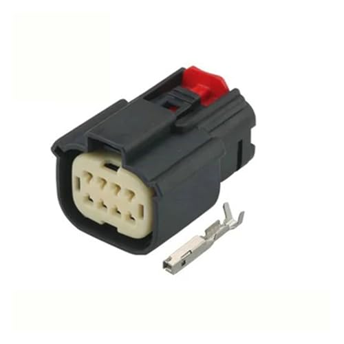 CXVFY Auto 8-poliger Stecker 33472-0801 33472-4801 Verkabelungskabelbaumstecker 33472-0806 33472-4806 mit Klemmen(20pcs) von CXVFY