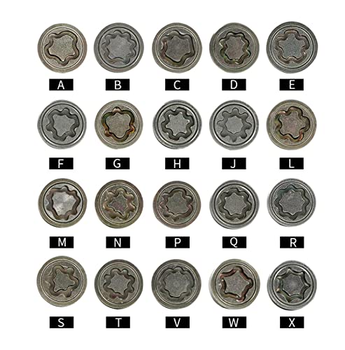 CXVFY Auto Reifen Anti-Diebstahl Schraube Schlüssel Hülse Entfernung Werkzeug Steckschlüssel Demontage Werkzeuge Kompatibel Mit A3 A4 A6 Q5 q7 Q3 A5(1pcs T) von CXVFY