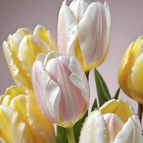 Tulpenzwiebeln/Winterharte Stauden/Tulpenpflanzen/Geeignet zum Pflanzen im Garten oder im Freien/Schöne Schnittblumen/(CXXFGFT)-15 zwiebeln-D von CXXFGFT