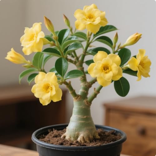 Wüstenrosen Rhizome/pflegeleicht/Trockenheitsresistent und kälteresistent////-【CXXFGFT】-3 Rhizome-F von CXXFGFT