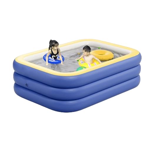 Aufblasbares Schwimmbad, automatisches Aufblasen und Entleeren mit einem Tastendruck, 1,5 m bis 4,2 m großer Außenpool für Erwachsene Familien,1.8m von CXY-DPF