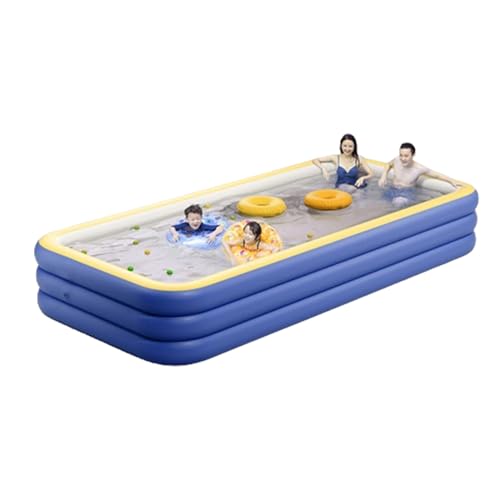 Aufblasbares Schwimmbad, automatisches Aufblasen und Entleeren mit einem Tastendruck, 1,5 m bis 4,2 m großer Außenpool für Erwachsene Familien,3.88m von CXY-DPF