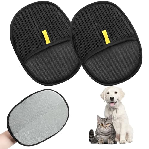 CXYP Fellmagnet,2025 Neu Fell Magnet Handschuh, Fell Magnet Static Removal Gloves for Pet Hair, Tierhaarhandschuhe zum Reinigen von Kleidung und Möbeln (2 Stück) von CXYP