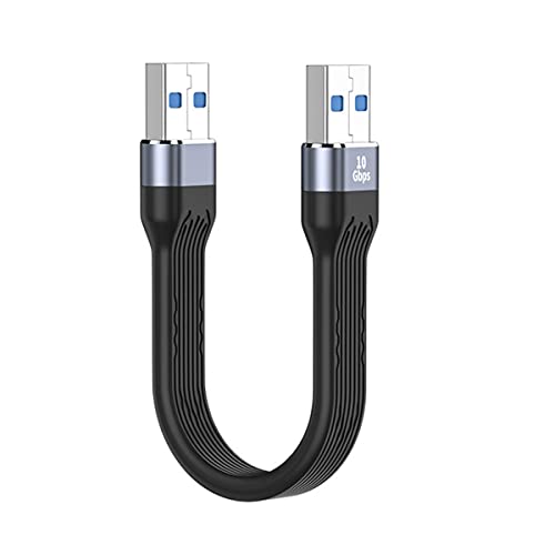 CY 10 Gbit/s USB 3.1 Typ A Stecker auf USB 3.0 Typ A Stecker Verlängerung Flach Slim FPC Datenkabel 13 cm für Laptop Desktop von CY