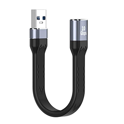 CY 10Gbps USB 3.1 Typ AF auf USB3.0 Typ A männliche Verlängerung Flaches schlankes FPC Datenkabel 13cm für Laptop Desktop von CY