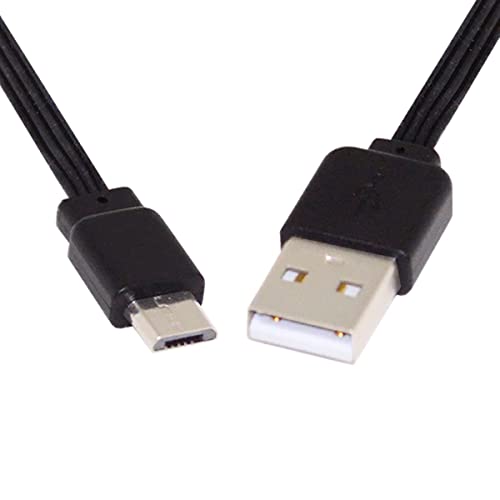 CY 13 cm USB 2.0 Typ-A Stecker auf Micro-USB-Stecker, flaches, schlankes FPC-Kabel für FPV Disk Handy von CY