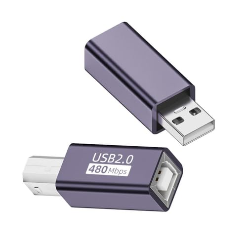 CY 2PCS/LOT USB 2.0 B FEMPY TOY-A & Typ-B-Erweiterungsadapter für die Drucker-Scannerscheibe für Typ-B von CY
