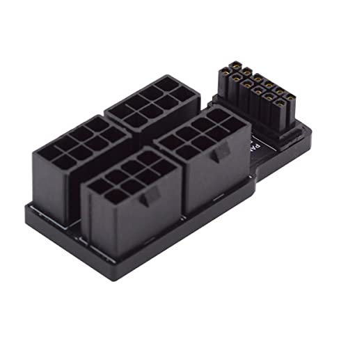 CY ATX3.0 PCI-E 5.0 Power Modular 12VHPWR Adapter auf Vier ATX 8P nach Oben gewinkelten 90 Grad für 4080 4090 5090TI 16Pin 12+4P Grafikkarte CY ATX3.0 PCI-E 5.0 Power Modular 12VHPWR Adapter auf Vier ATX 8P nach Oben gewinkelten 90 Grad für 4080 4090 5090TI 16Pin 12+4P Grafikkarte von CY
