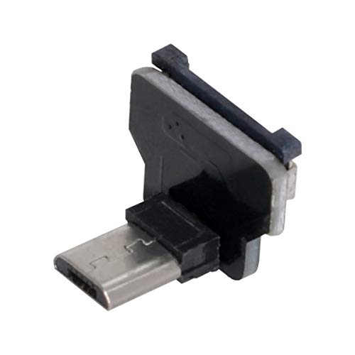 CY CYFPVUSB 5-poliger Micro-USB 2.0 Stecker 90 Grad nach unten abgewinkelter Stecker für FPV HDTV Multicopter Luftfotografie von CY