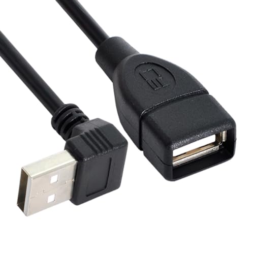 CY Cable USB 2.0 Typ-A Stecker auf USB Buchse MF Verlängerungskabel 20cm 90 Grad nach oben abgewinkelt CY Cable USB 2.0 Typ-A Stecker auf USB Buchse MF Verlängerungskabel 20cm 90 Grad nach oben abgewinkelt von CY