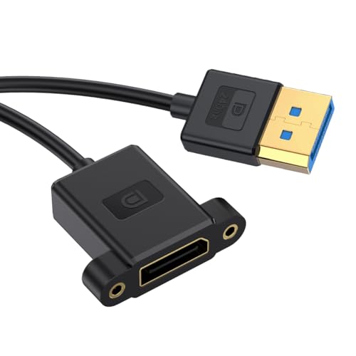 CY Cable Ultrafein DisplayPort 1.4 DP Verlängerungskabel Stecker auf Buchse 8K 60Hz 4K 144Hz für Desktop Laptop Monitor Grafikkarte 30cm CY Cable Ultrafein DisplayPort 1.4 DP Verlängerungskabel Stecker auf Buchse 8K 60Hz 4K 144Hz für Desktop Laptop Monitor Grafikkarte 30cm von CY