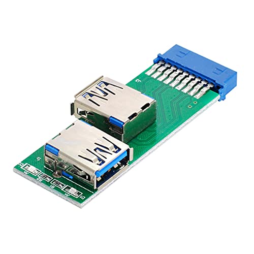 CY Dual Side USB 3.0 A Typ Buchse auf Motherboard 20Pin 19 Pin Box Header Slot Adapter PCBA mit LED CY Dual Side USB 3.0 A Typ Buchse auf Motherboard 20Pin 19 Pin Box Header Slot Adapter PCBA mit LED von CY
