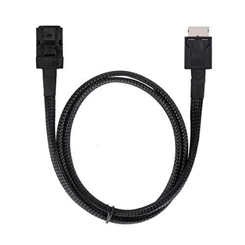 CY Cable OcuLink PCIe PCI-Express SFF-8611 4i auf Mini HD SFF-8643 SSD-Datenkabel 50 cm von CY