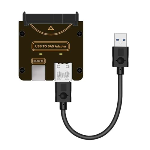 CY SFF-8482 SAS 29Pin auf USB3.0 5Gbps Festplatten-RAID-Adapter mit Chipsatz und Stromanschluss CY SFF-8482 SAS 29Pin auf USB3.0 5Gbps Festplatten-RAID-Adapter mit Chipsatz und Stromanschluss von CY