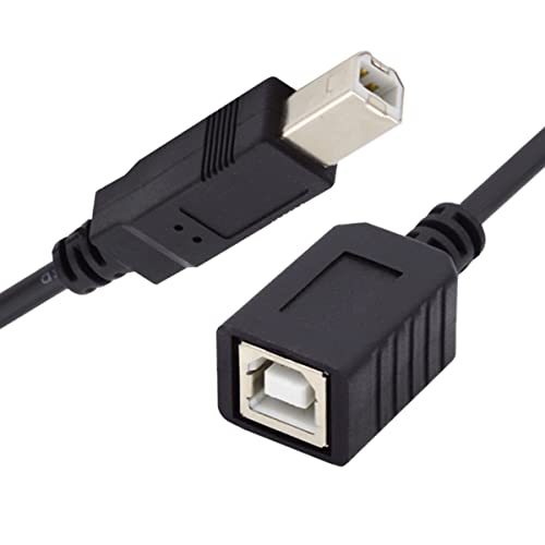 CY USB 2.0 B Typ Stecker auf Buchse Verlängerungskabel 20 cm für Drucker-Scanner-Disk von CY