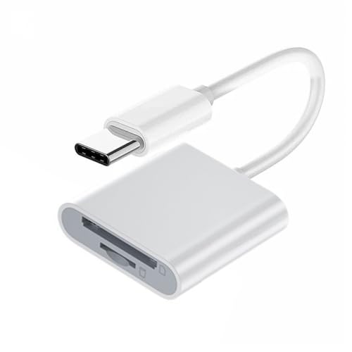 CY USB 2.0 Typ C USB-C auf TF Micro SD SDXC SDHC Kartenleser Adapter kompatibel mit Mac Laptop Tablet Handy von CY