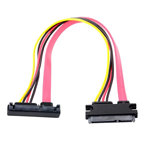 CY abwärts gewinkeltes SATA III 3.0 7+15 22 Pin SATA Stecker auf weibliche Daten Stromversorgungskabel 30cm von CY