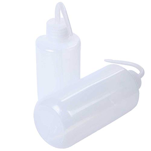 CYA 2 Packung Sukkulente GießFlasche Kunststoff Biegung Mund GießKannen Quetschflasche - 250ML und 500ML von CYA