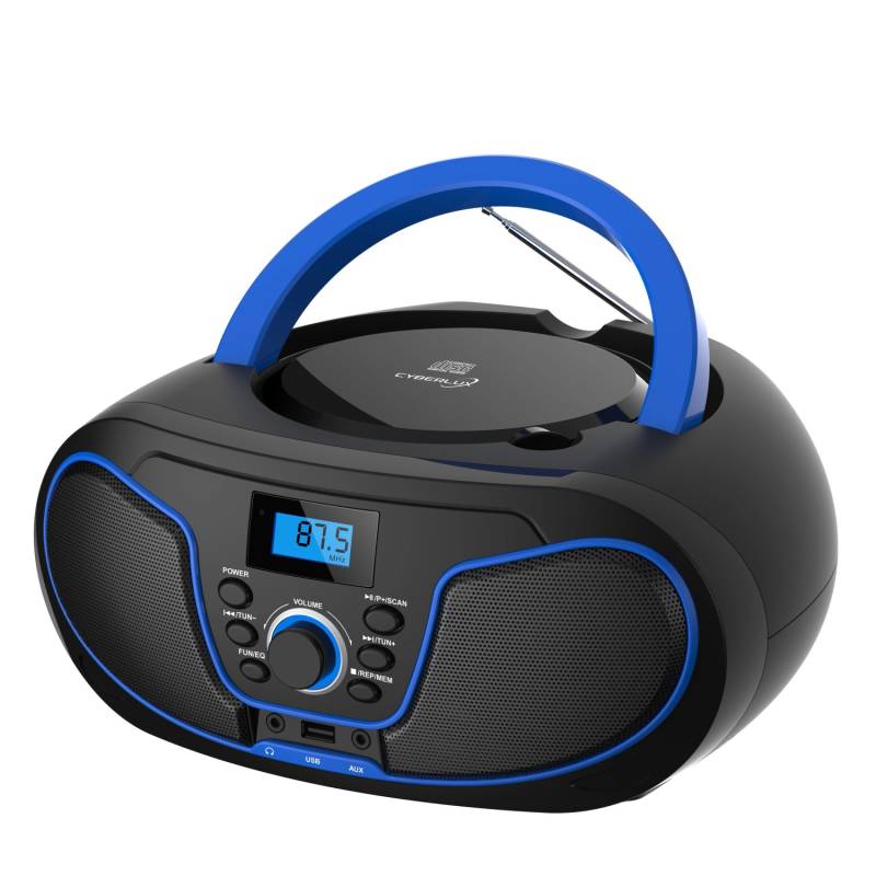 Cyberlux CL-2200 CD-Player mit Fernbedienung Tragbar Blau Cyberlux CL-2200 CD-Player mit Fernbedienung Tragbar Blau von CYBERLUX