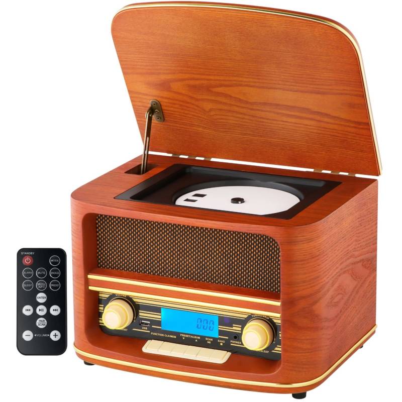 Cyberlux CL-3050 Retro Nostalgieradio CD MP3 USB Bluetooth Player von CYBERLUX